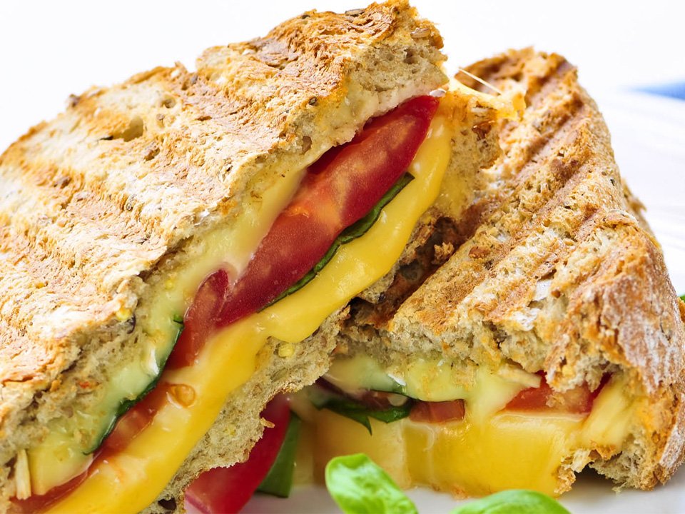 Sprout coleslaw sandwich